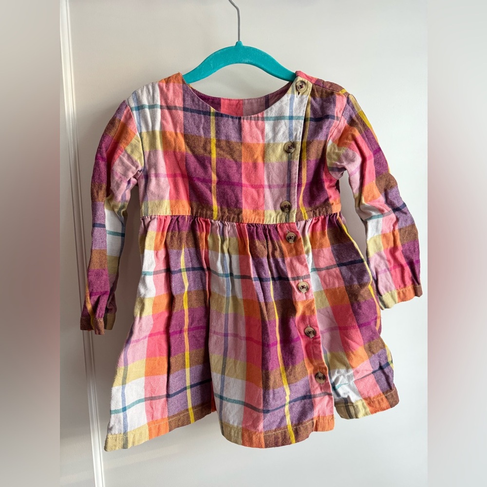 Flannel NWOT Tea collection dress 3T.